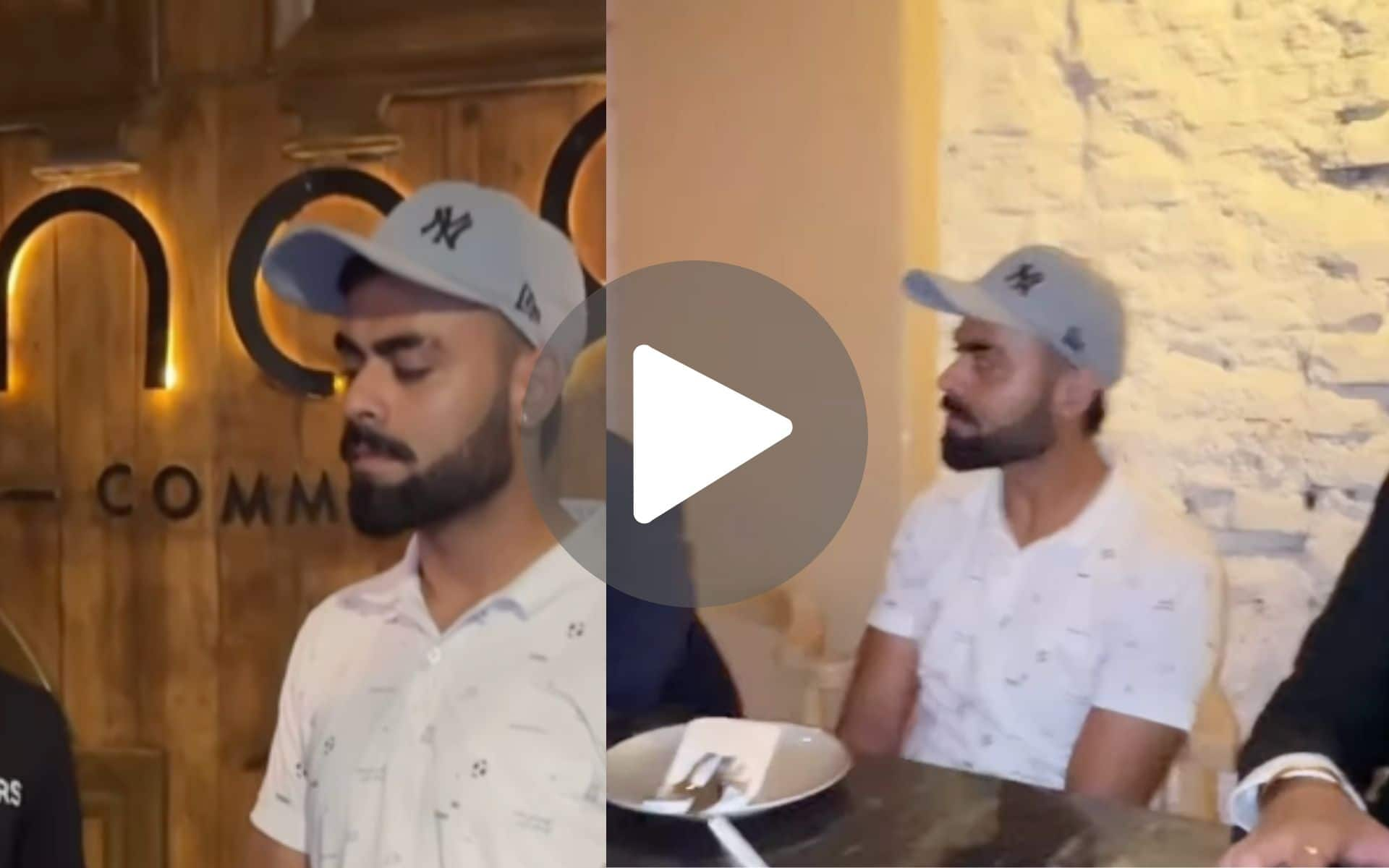 Virat Kohli's Doppelganger Visits Cricketer’s Restaurant; People Get Confused As Video Goes Viral